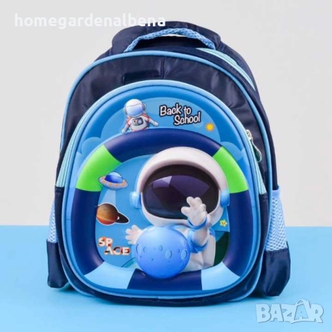 Детска водоустойчива раница с карикатура 35x31 см, за деца 2-5 години, различни мотиви, снимка 14 - Раници - 54143082