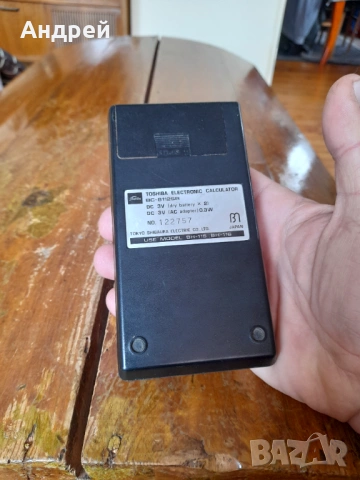 Стар калкулатор Toshiba BC-8112SR, снимка 4 - Други ценни предмети - 54044253