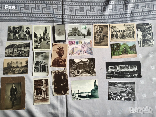 Голям лот от пощенски картички 