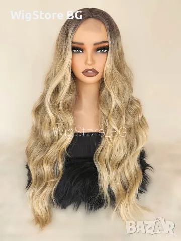 Lace front Руса къдрава nepука 70см