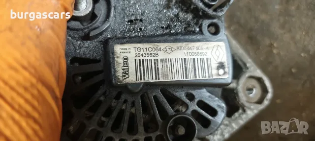 Динамо алтернатор 8200 667 608 Nissan Note 1.5DCI K9K 2010г. E11, снимка 2 - Части - 55393195