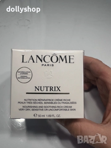 Богат подхранващ крем за лице LANCÔME Nutrix Nourishing and Soothing Rich Cream 50ml, снимка 4 - Козметика за лице - 54365711