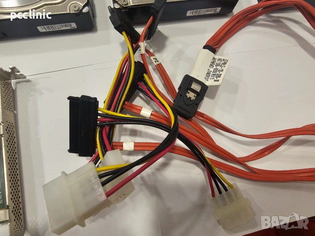 RAID комплект: Intel RS2WC040 контролер (LSI) + Mini-SAS кабел + 4x 1TB SAS диска Seagate, снимка 5 - Други - 55046540