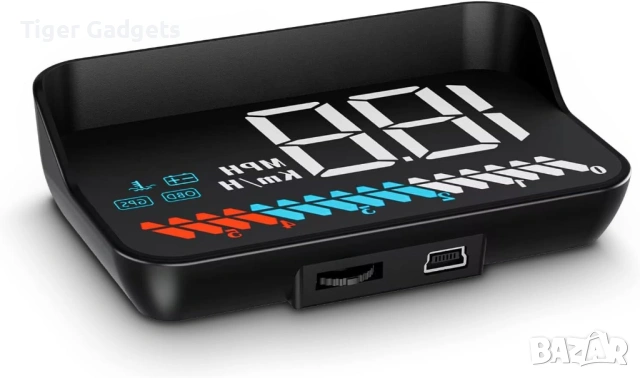 M7 Car HUD Head Up Display – OBD2 / GPS смарт дисплей за автомобил с проекция на предното стъкло