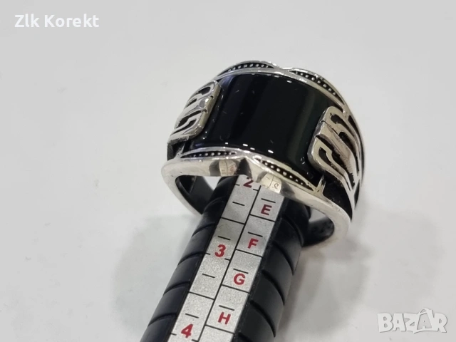 мъжки сребърен пръстен 10 гр. 925, снимка 8 - Пръстени - 54369644