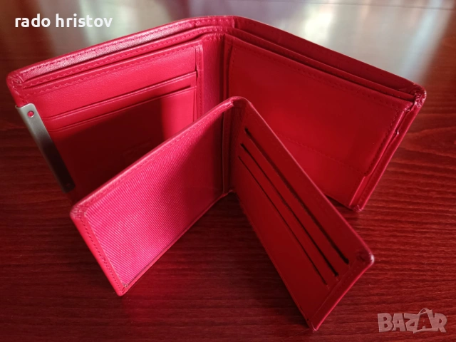 Портфейл от естествена кожа, 2 части ART 93, снимка 2 - Портфейли, портмонета - 54662003