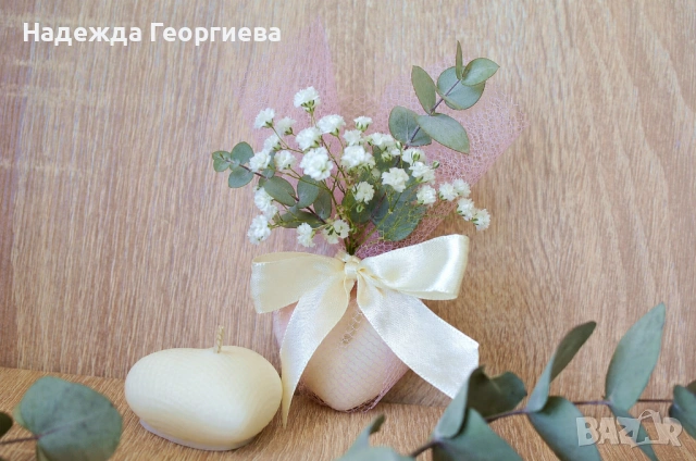 Ръчно изработени подаръци за гости на погача / кръщене / рожден ден и други специални поводи, снимка 10 - Декорация - 54946786