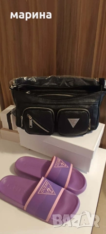 нови оригинални чехли Guess, снимка 3 - Чехли - 54461748