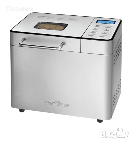 Машина за хляб ProfiCook, 13 програми, максимум 1500 г, 3 степени , отвор за добавяне на семена, снимка 2 - Хлебопекарни - 55562256