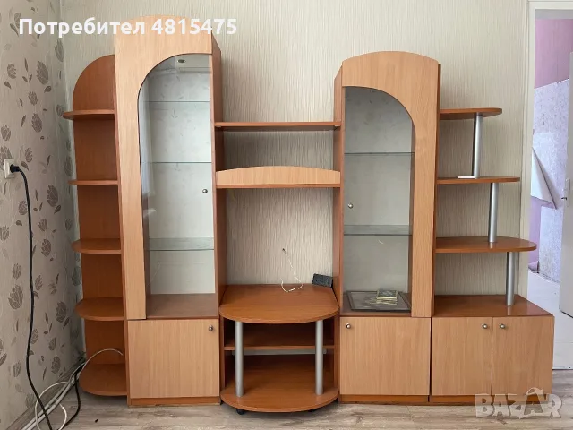 Дървена холна секция, снимка 2 - Секции и витрини - 55446094