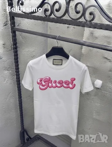 *GUCCI* Дамска тениска, снимка 2 - Тениски - 55558563