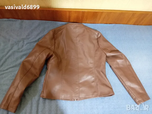 Дамско кожено яке , снимка 11 - Якета - 55321326