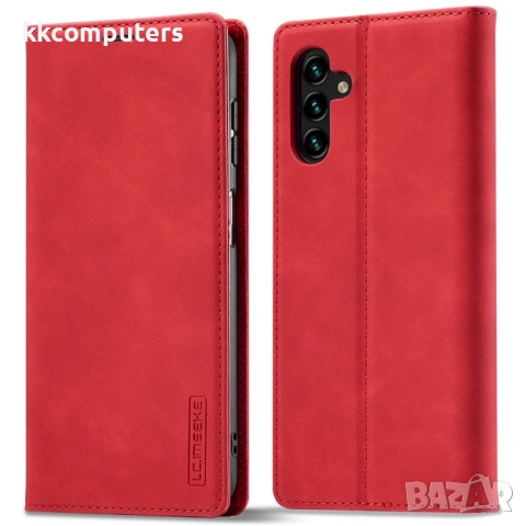 LC.IMEEKE Кожен Калъф Портфейл за Samsung Galaxy A57 5G - Микрофибърна кожа, Магнитен, Стойка, 5 цвя, снимка 3 - Калъфи, кейсове - 53973980