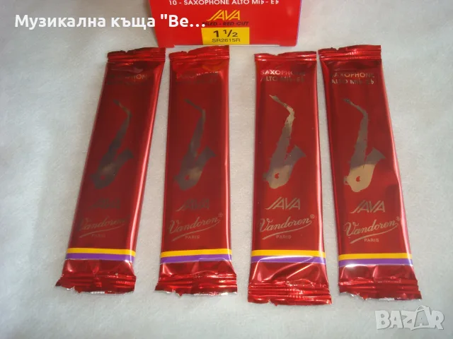 Платък за алт саксофон Vandoren, Размер 1.5, снимка 4 - Духови инструменти - 55464122