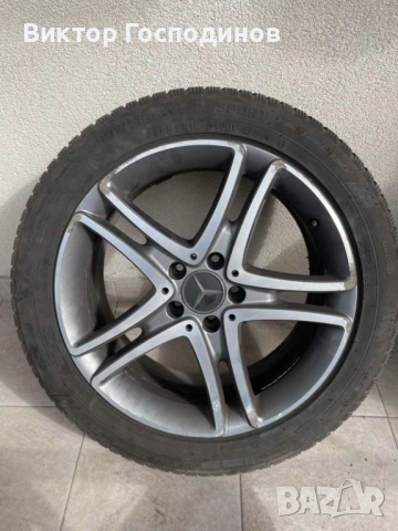 Оригинални джанти на мерцедес със зимни гуми 245/45R18, снимка 4 - Гуми и джанти - 54625350