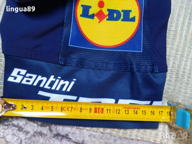 Вело клин с презрамки Santini Lidl Trek Women Light Summer Bib Shorts , снимка 7 - Спортни екипи - 55153621