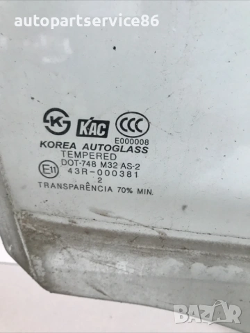 Стъкло за задна дясна врата за Hyundai Accent 1.5 Crdi (2004) 43R-000381, снимка 2 - Части - 54410376