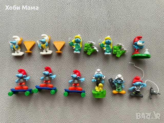 Kinder Surprise Серия Смърфовете в града, 2018