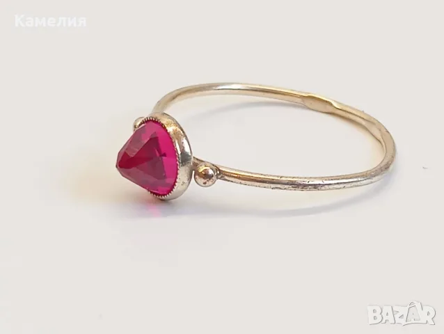 Руско сребро. Пръстен , снимка 3 - Пръстени - 55664640