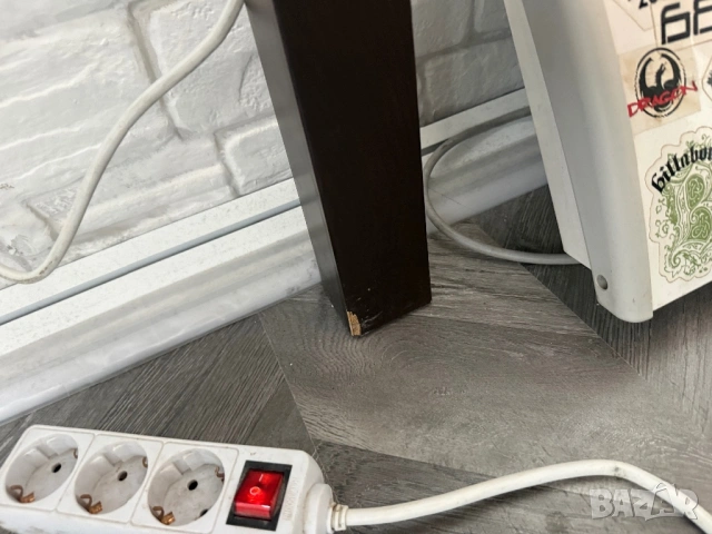 IKEA BJURSTA разтегателна маса – черно-кафява, снимка 5 - Маси - 54571361