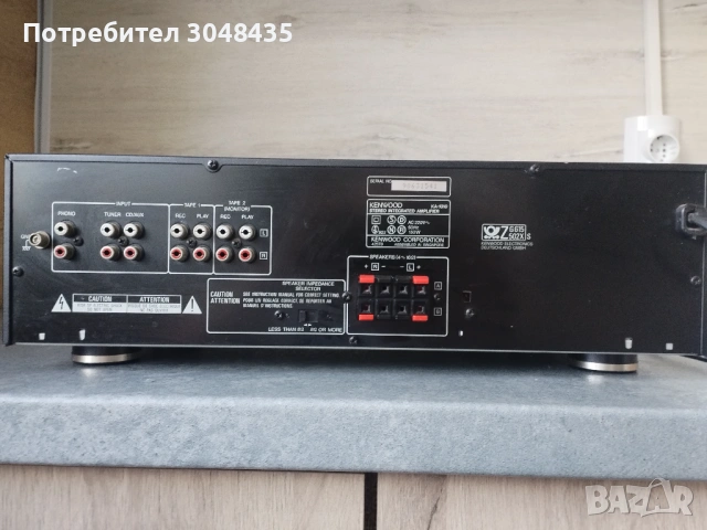 Усилвател KENWOOD KA-1010, снимка 5 - Ресийвъри, усилватели, смесителни пултове - 54701350