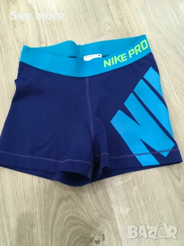 NIKE Pro дамски къс клин/панталонки S, снимка 3 - Къси панталони и бермуди - 54052867