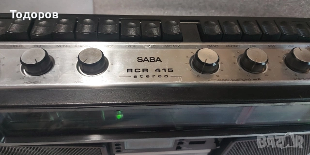 Saba RCR415 Stereo Radio Recorder, снимка 7 - Радиокасетофони, транзистори - 54618470