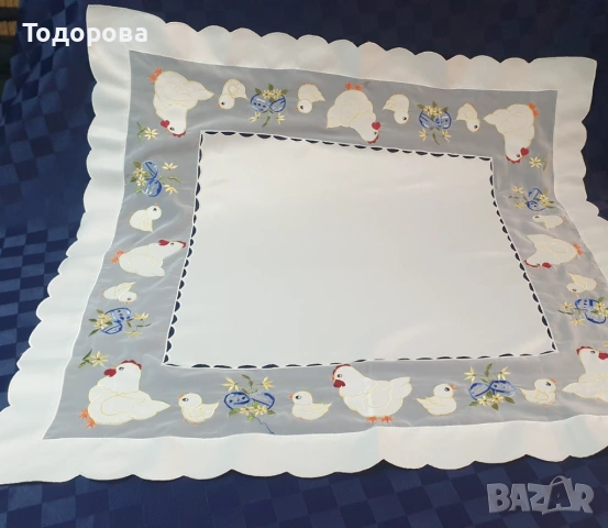Великденско каре, снимка 2 - Покривки за маси - 54007918