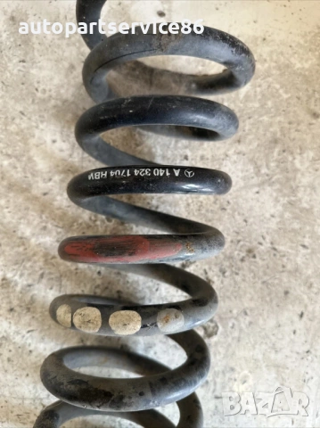 Пружина за заден мост S300Td Om606 за Mercedes W140 (1997) A1403241704, снимка 2 - Части - 54181783