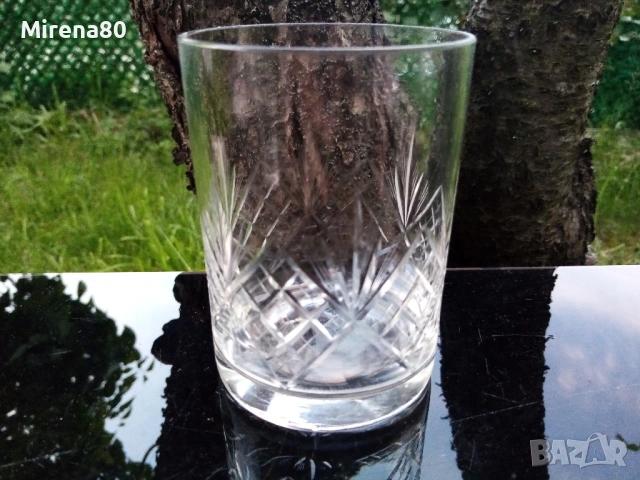 2 кристални сервиза - за вода и уиски, снимка 4 - Сервизи - 54497031