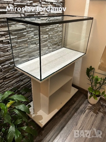 Нов Аквариум с капаци и поставка, снимка 2 - Аквариуми - 54270586