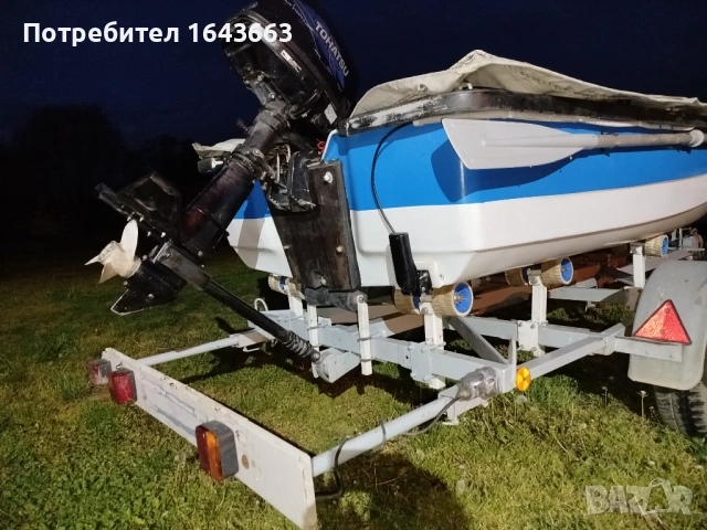 Продавам лодка с колесар, двигател и инвентар, снимка 2 - Воден транспорт - 54444026