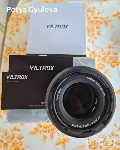 Фото обектив viltrox evo af85/2.0fe