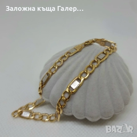 Златна гривна MIDAS 14K - 4,68 г, снимка 4 - Гривни - 54543741