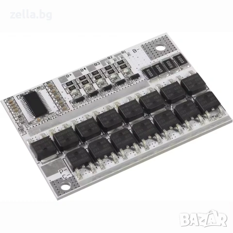 BMS 5S 100A 21V защитна платка за балансиране на Li-Ion 18650 батерии – за електроинструменти 10022, снимка 11 - Друга електроника - 54655985
