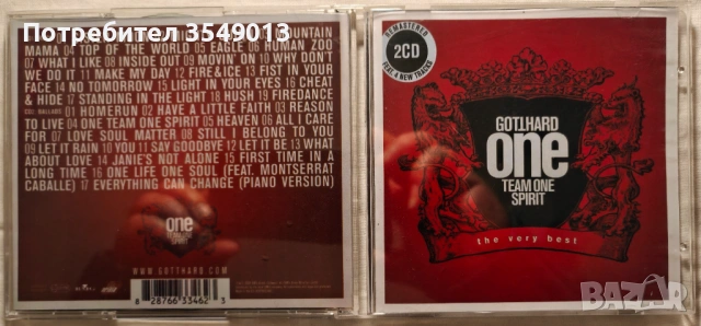 CD / ЦД компакт диск - Gotthard - 2004 - One Team One Spirit:The Very Best [2 CD], снимка 7 - CD дискове - 54373040
