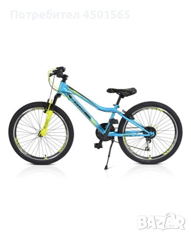 Велосипед със скорости Byox - Zante, 24", син , снимка 4 - Детски велосипеди, триколки и коли - 54773328