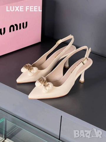 MIU MIU ⚜️Дамски Сандали , снимка 6 - Сандали - 54541857