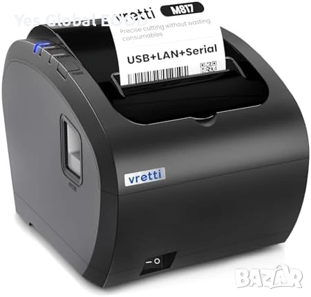 Vretti термален принтер 80мм USB LAN ESC/POS