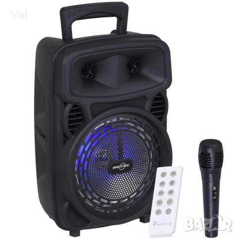 Караоке тонколона с Bluetooth 8" и микрофон GTS-1699