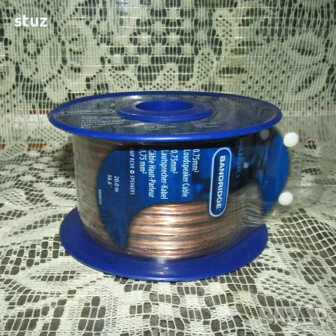 Аудио кабел за тонколони, ролка 20м., снимка 2 - Тонколони - 55563892