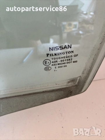Стъклен прозорец на предната лява врата за Nissan Qashqai 1.5 Dci (2009), снимка 2 - Части - 54312612