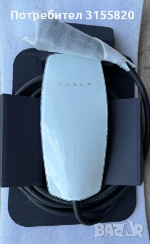 Зарядна Станция Tesla Wallconnector Gen 3 AC, 22kw - 32A, 7.3m Кабел Тип 2, Wi-Fi, RCD Тип A - DC 6m