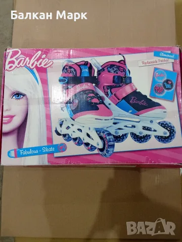Детски регулируеми ролери Powerslide Barbie Fabulous (Размер 38-42) – Внос от Германия