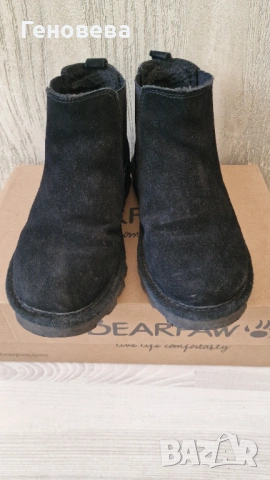 Велурени ботички Bearpaw, снимка 2 - Дамски боти - 53986445