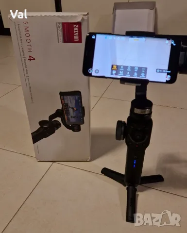 Стабилизатор за смартфони-Гимбал- Zhiyun-Tech SMOOTH 4, снимка 7 - Чанти, стативи, аксесоари - 50407530