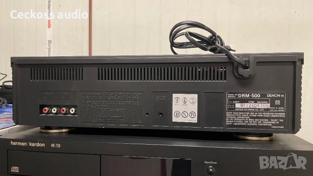 Продавам двуглав касетен дек DENON DRM-500 в много добро състояние., снимка 4 - Декове - 54892468