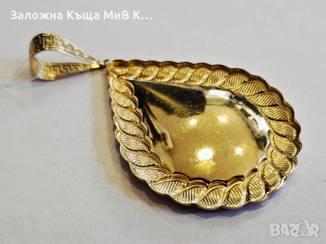 Златна висулка 9.62гр 02874-26/6, снимка 3 - Колиета, медальони, синджири - 54741695