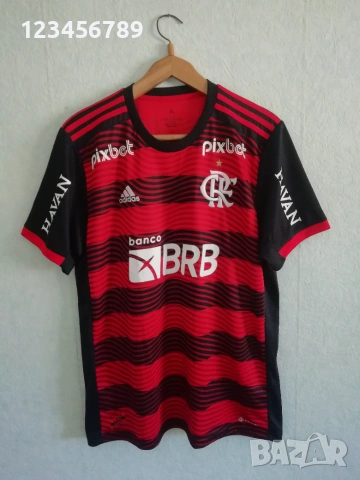 Flamengo Adidas оригинална тениска фланелка екип Фламенго адидас XL 