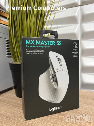 Logitech MX Master 3S Pale Gray (бял)